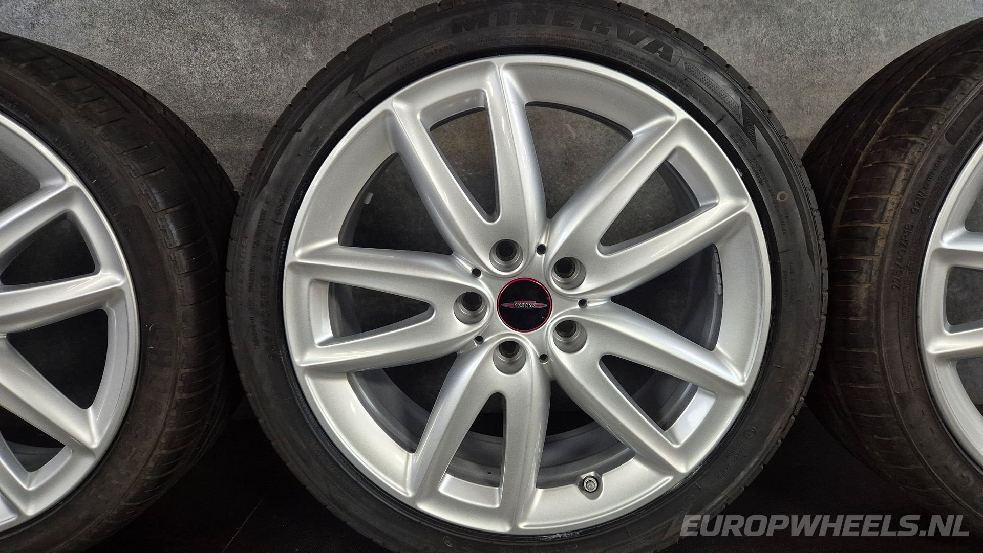 18 inch mini velgen clubman F54 F55 F56 JCW 518 zomerbanden, Auto-onderdelen, Banden en Velgen, 18 inch, Gebruikt, -, -
