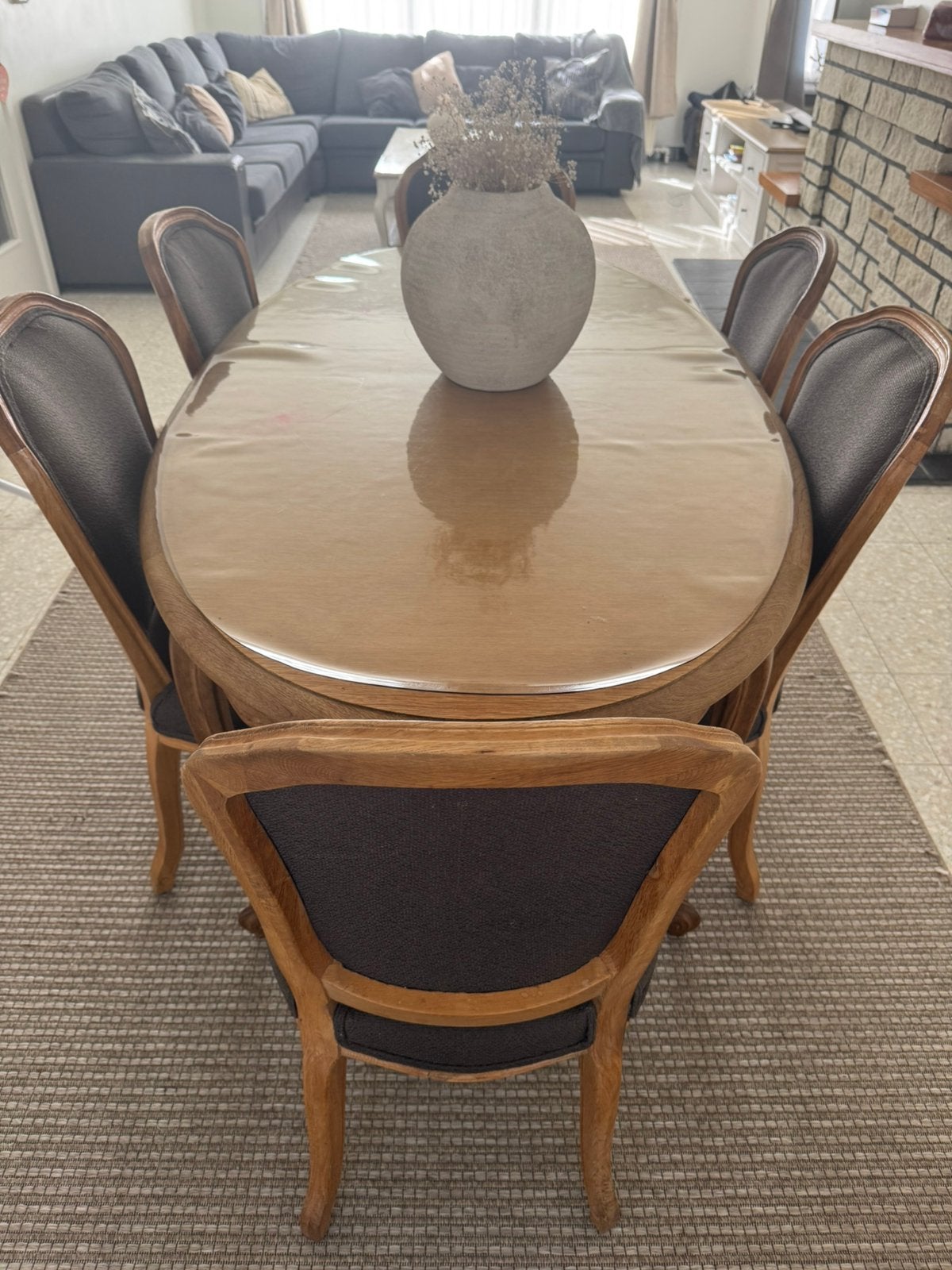 Magnifique salle à manger classique chic -table +6 chaises, Enlèvement