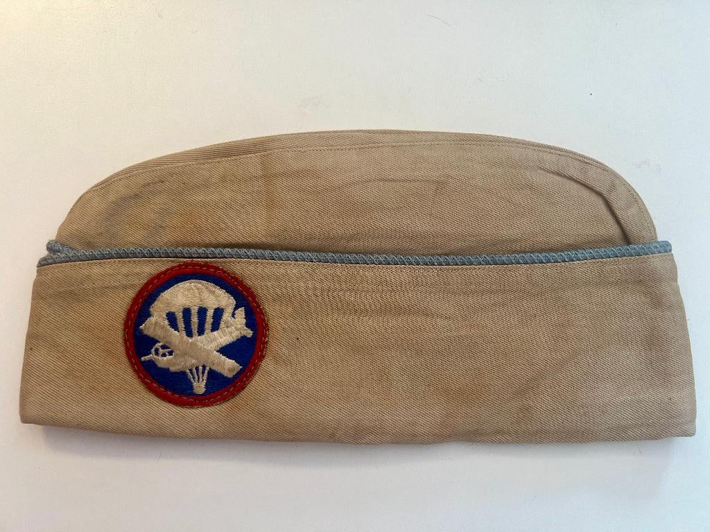 Calot para US 100 % original ww2 ( été ), Collections, Enlèvement ou Envoi