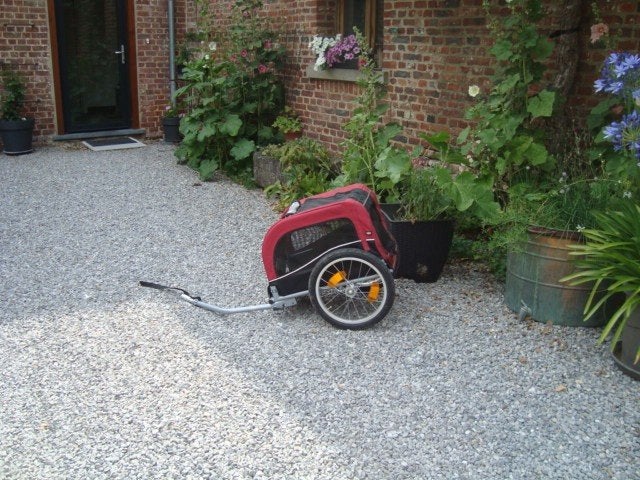 REMORQUE VELO POUR CHIEN, Trixie, Enlèvement, Comme neuf, Remorque de vélo pour chien