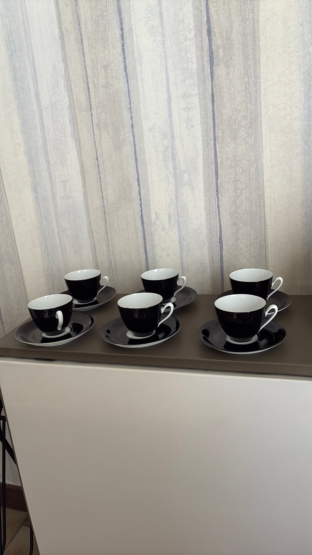 Set de 6 sachets à expresso - Eschenbach Bavaria, Antiquités & Art, Enlèvement