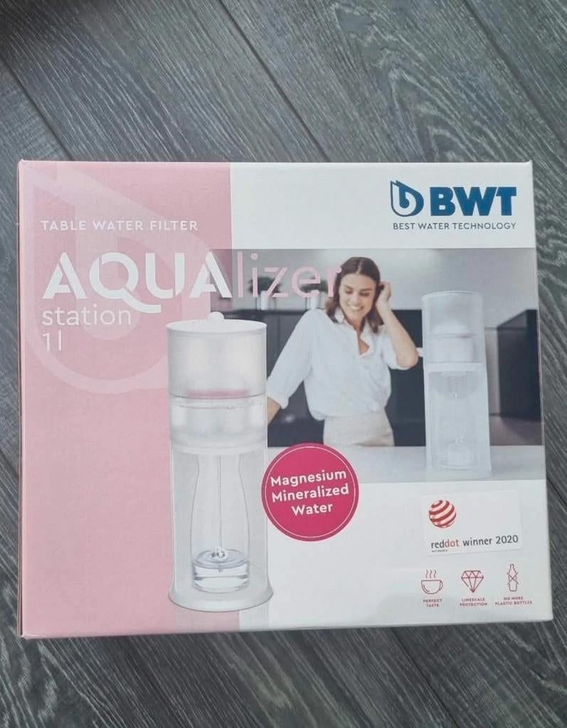 BWT Aqualizer Station 1 l - carafe filtrante de luxe - Nouve, Enlèvement ou Envoi