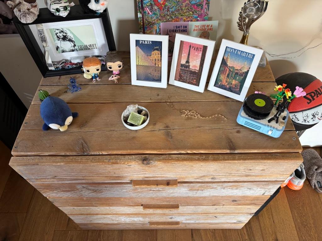 Steigerhout kinderkamer, Kinderen en Baby's, Kinderkamer | Complete kinderkamers, Gebruikt, Meisje, Ophalen