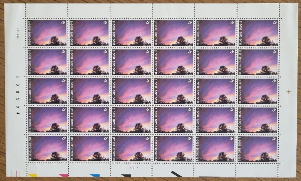Rouwzegel Timbre de Deuil ** 2001, Postzegels en Munten, Verzenden, Orginele gom, Zonder stempel, Postfris