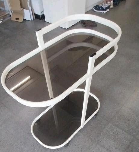 VINTAGE DESIGN SERVEERTAFEL . Jaren 80, Ophalen, Zo goed als nieuw