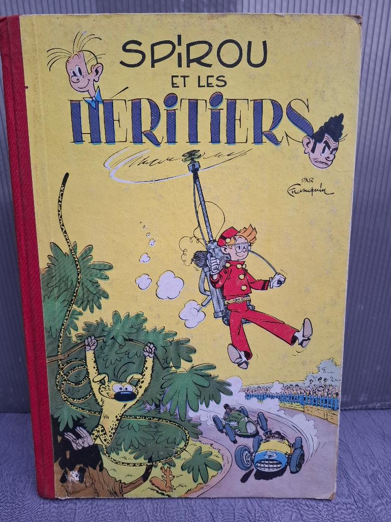 SPIROU ET LES HÉRITIERS DR EO BELGE 1952 FRANQUIN DUPUIS, Boeken, Stripverhalen, Eén stripboek, Franquin, Ophalen, Gelezen
