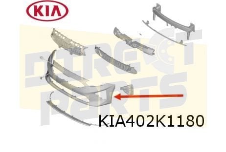 Kia Ceed voorbumper (bij ml) (bij PDC) (te spuiten) Originee, Auto-onderdelen, Kia, -, -, Nieuw