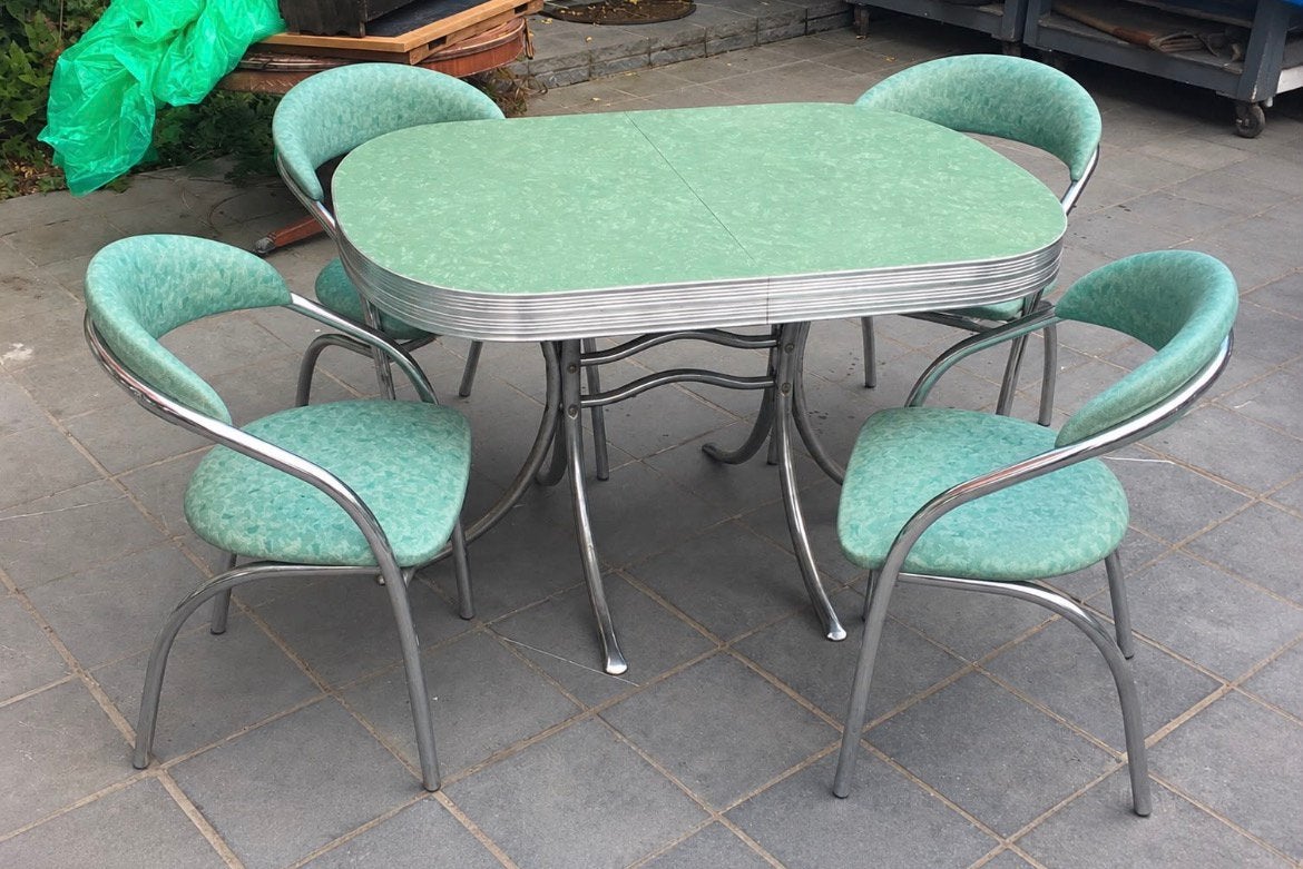 Chaise italienne effezetta 1970s 4 piece, Enlèvement