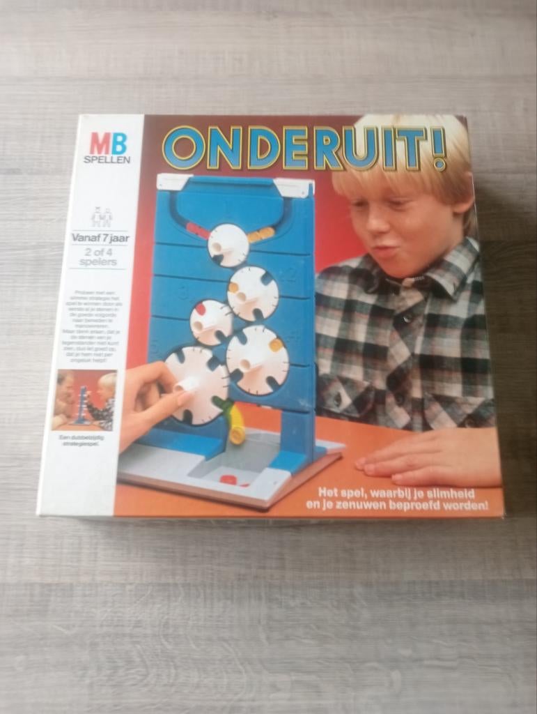 Onderuit van MB, Hobby en Vrije tijd, Gezelschapsspellen | Bordspellen, Zo goed als nieuw, Een of twee spelers, Ophalen of Verzenden