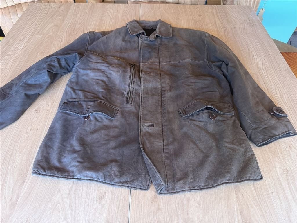 Ermenegildo Zegna Luxury Leren Jas - Leather Jacket, Ophalen of Verzenden, Zo goed als nieuw