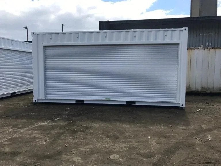 20ft hoge kubuscontainer met elektrische roldeur, Doe-het-zelf en Bouw, Containers, Ophalen of Verzenden