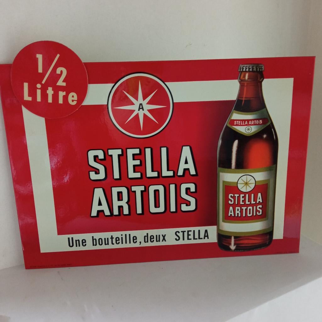 publicité  STELLA ARTOIS, Enlèvement ou Envoi, Utilisé, Panneau, Plaque ou Plaquette publicitaire, Stella Artois