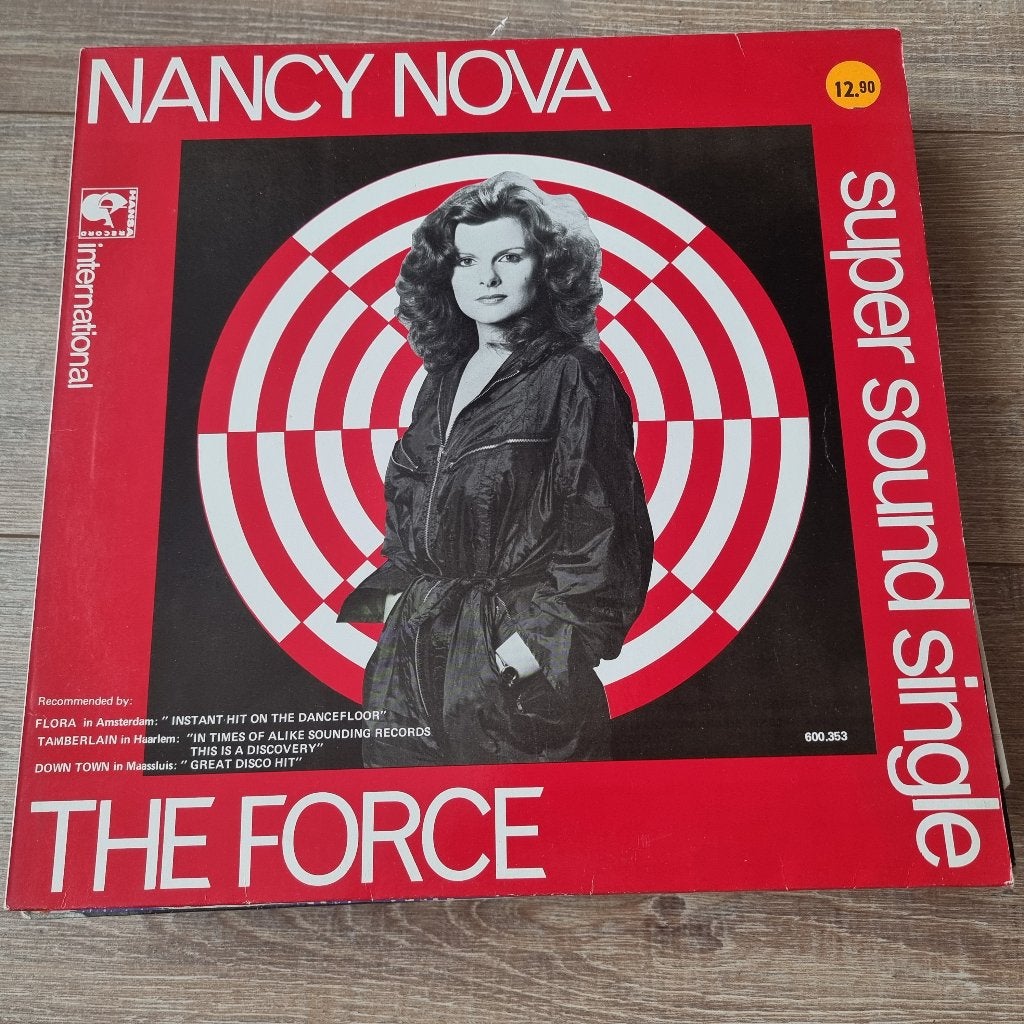 12" Nancy Nova – The Force, CD & DVD, Vinyles Singles, Enlèvement ou Envoi, Utilisé, 12 pouces, Dance et House