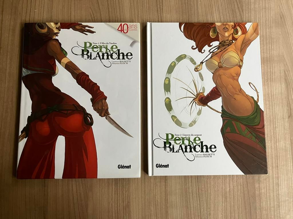 PERLE BLANCHE : serie bd complete en 2T excel état, Livres, BD, Série complète ou Série, Enlèvement, Comme neuf