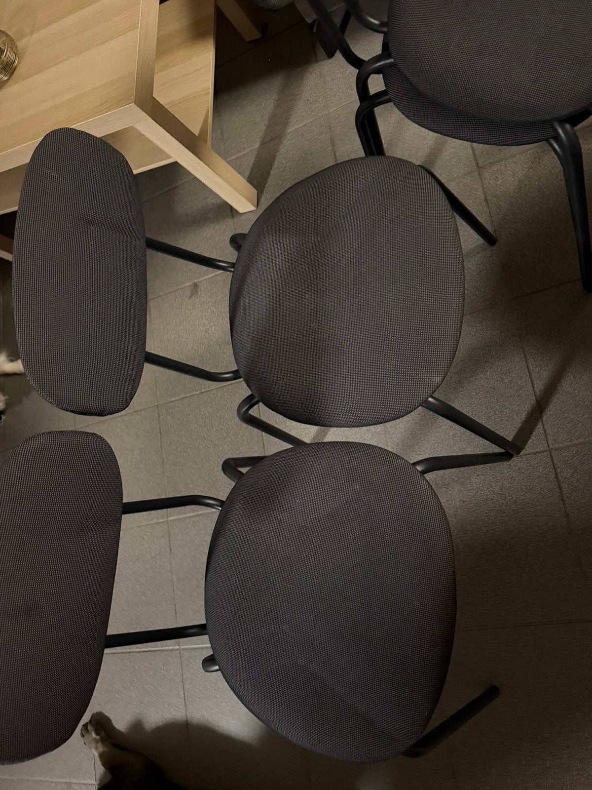 4 Stoelen, Huis en Inrichting, Ophalen, Gebruikt, Stof, Vier