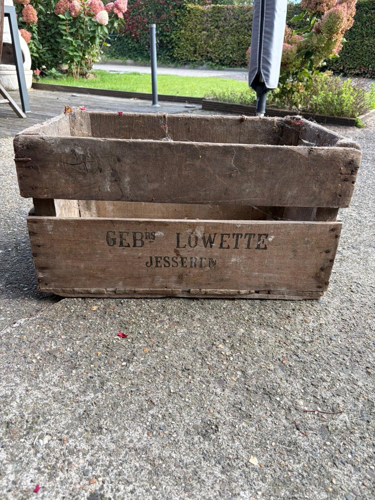 Oude kist, Tuin en Terras, Ophalen, Gebruikt, Hout