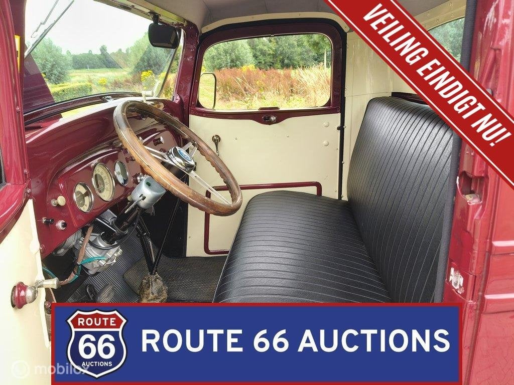 Chevrolet Model FB Half-Ton Pickup | 1936 | Route 66 Auction, Auto's, Chevrolet, Zwart, Bedrijf, Handgeschakeld