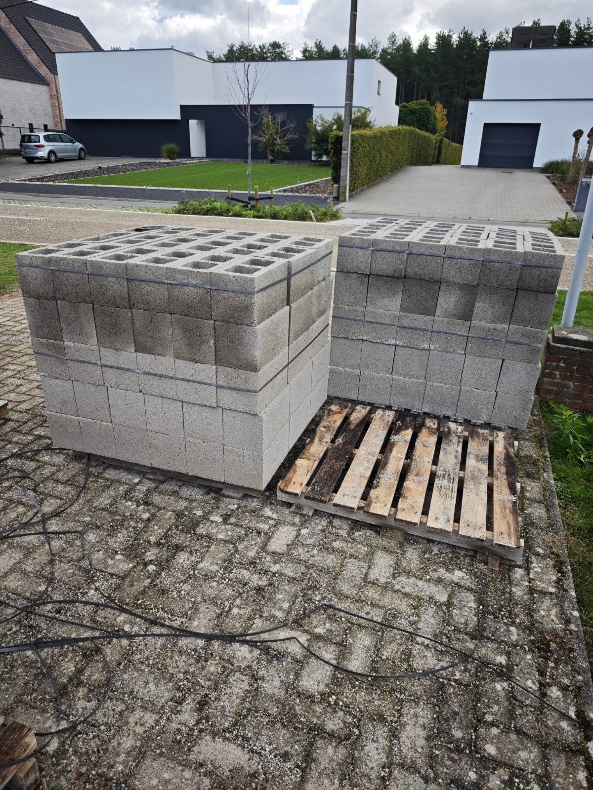 betonblok, Ophalen, Nieuw