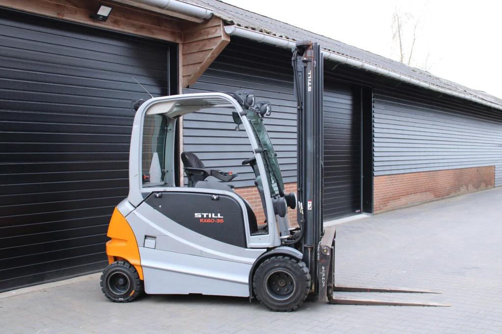 Still RX60 35 heftruck elektrische accu 97% triplex lepelver, Zakelijke goederen, 3000 tot 4000 kg, Elektrisch, Heftruck, Still
