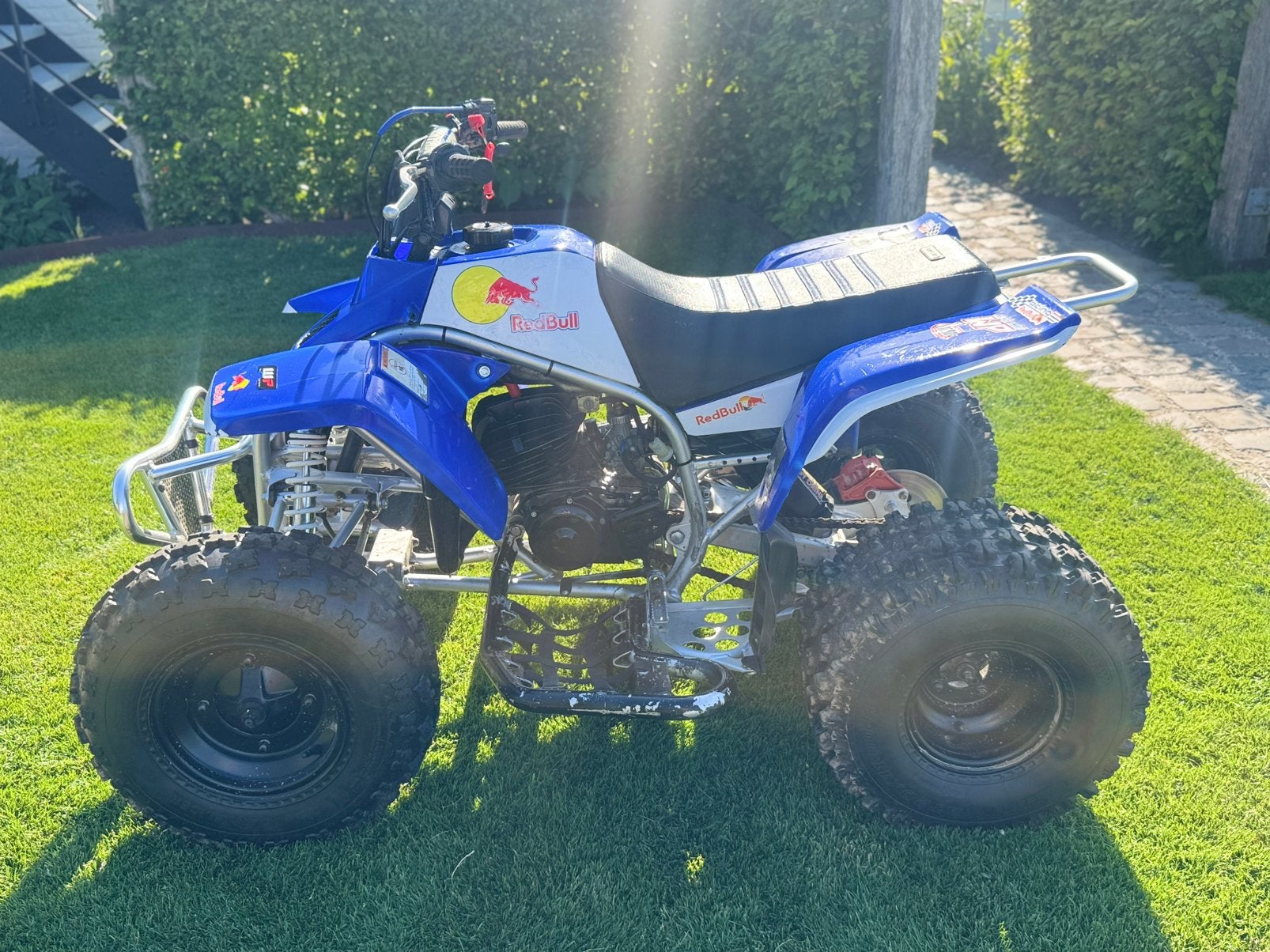 Quad Yamaha Blaster 200cc, Vélos & Vélomoteurs, Mini Bikes, Midi Bikes & Pit Bikes, Enlèvement, Utilisé, 200 cm³, Autres types