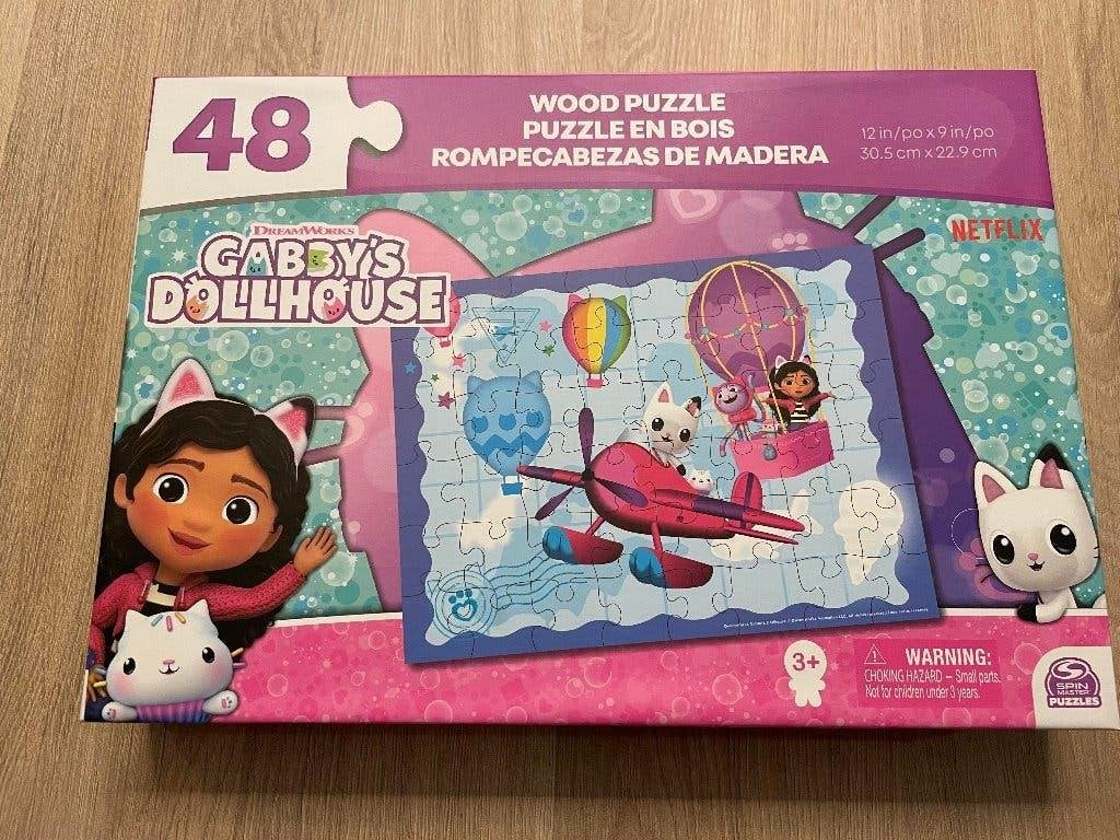 houten puzzel Gabby's dollhouse 48 stukjes, Ophalen of Verzenden