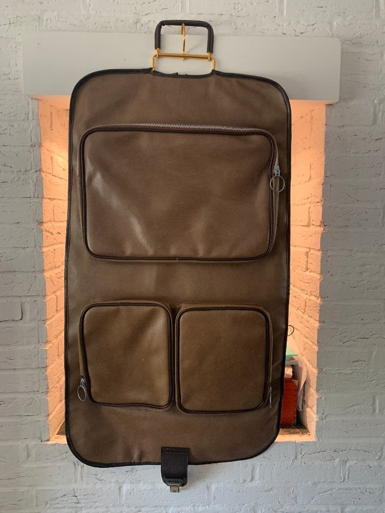 Housse porte-habits voyage Vintage, 70 cm ou plus, Comme neuf, Enlèvement, 45 à 55 cm