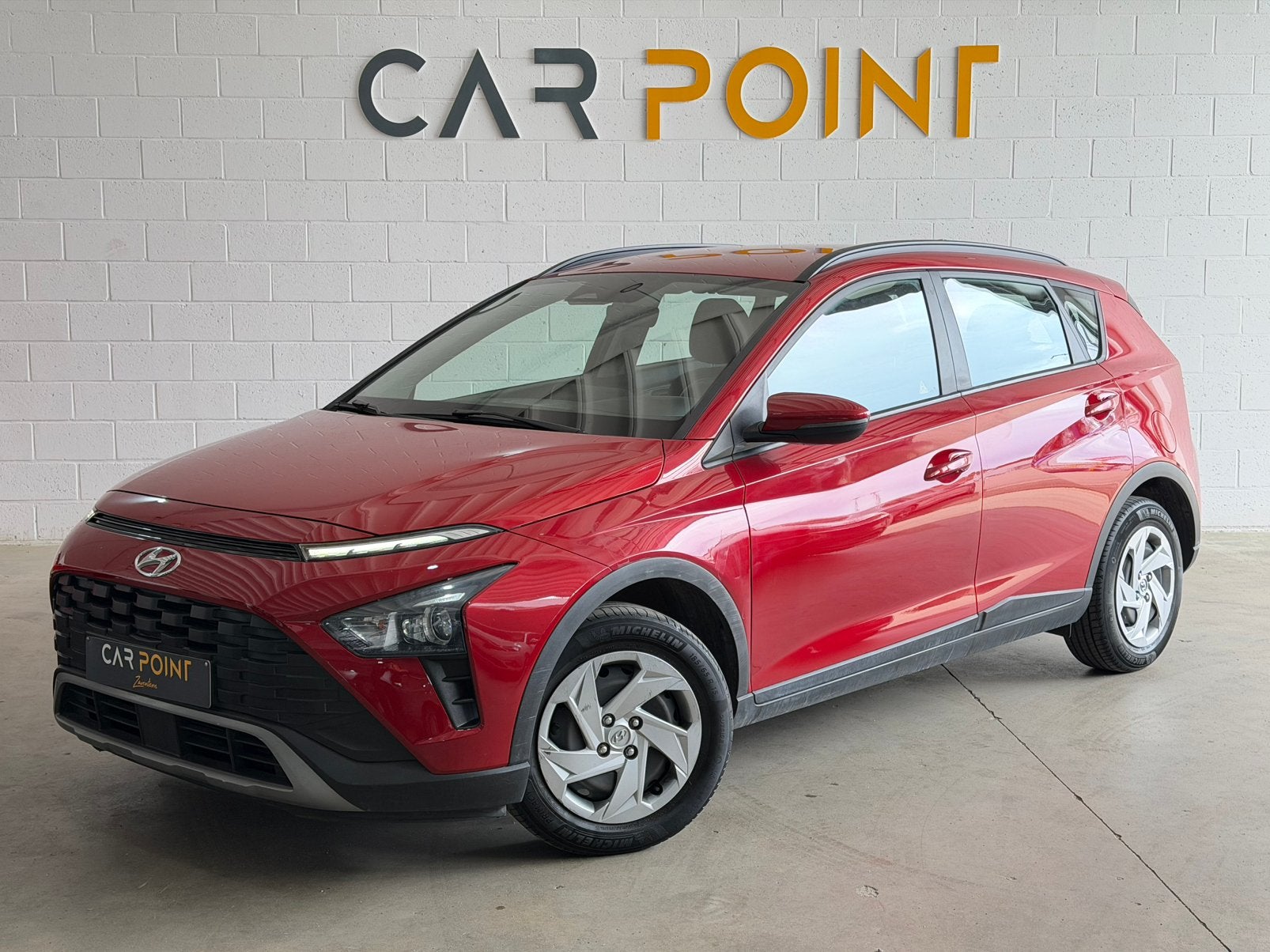 1.0 - CARPLAY - AUTO - LINE ASSIST - 12 MAANDEN GARANTIE, Auto's, Hyundai, Stof, Zwart, Parkeersensor, Bedrijf