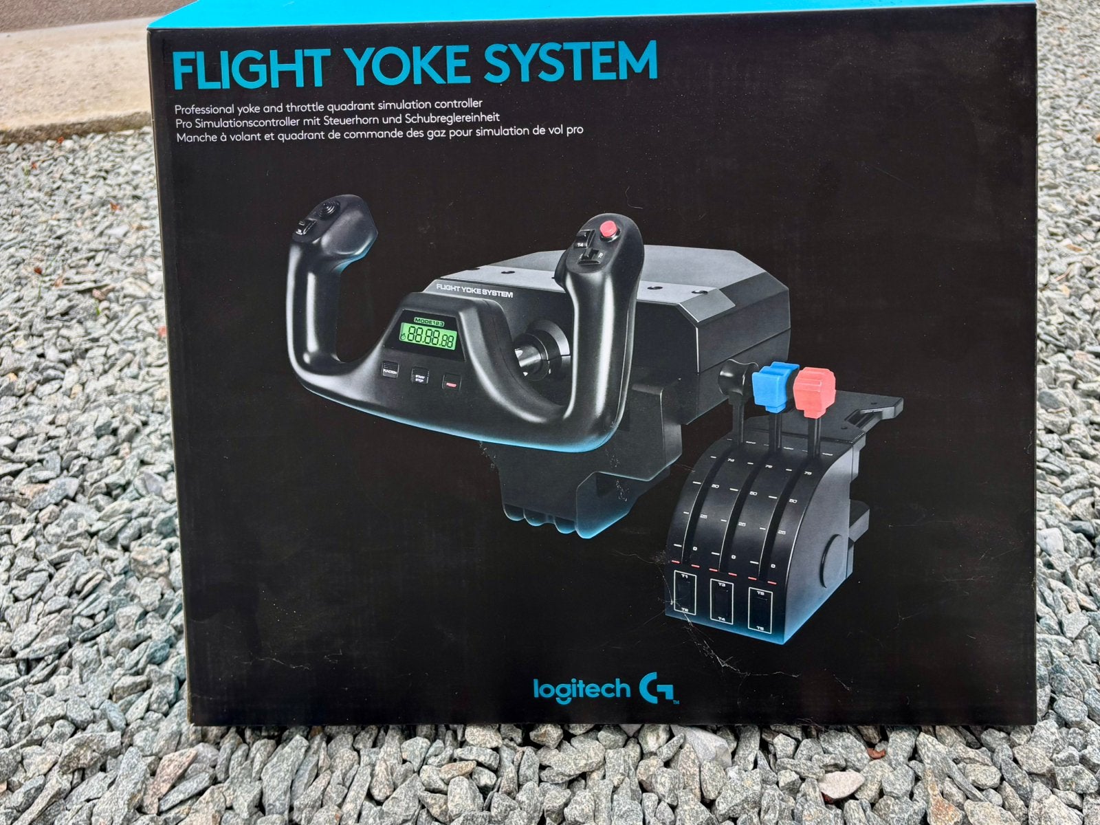 Logitech G Saitec Pro flight yoke system, Ophalen, Zo goed als nieuw