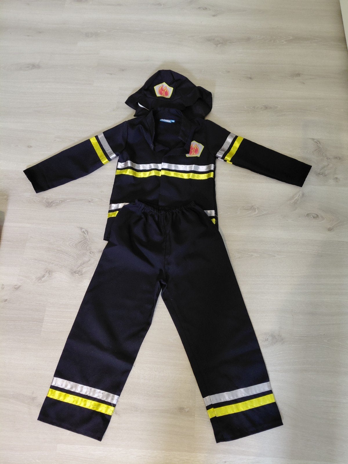 brandweer kostuum 116, Ophalen