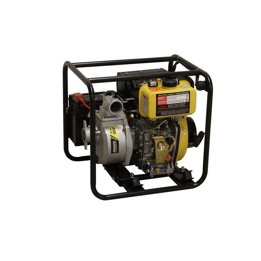 Diesel waterpomp 2'' 50mm elektrische start, Envoi