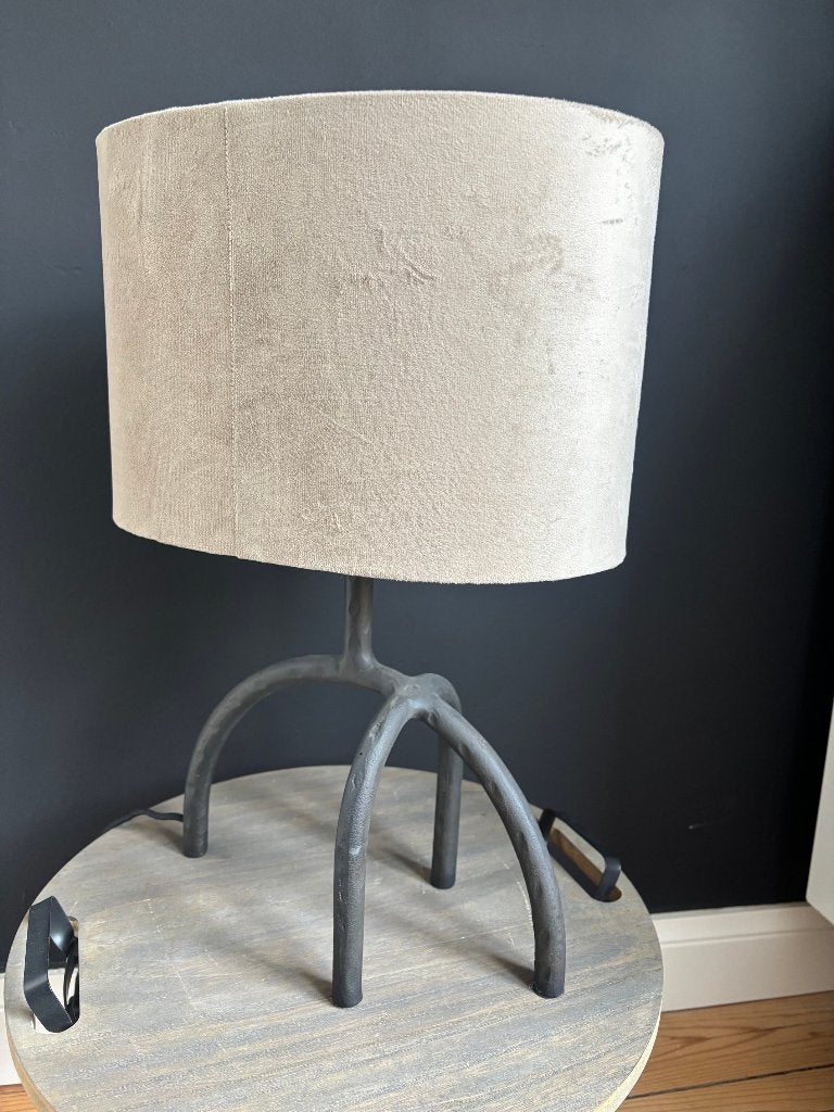 Zara Home tafellamp, Ophalen, Grijs, Modern, Sfeerlamp