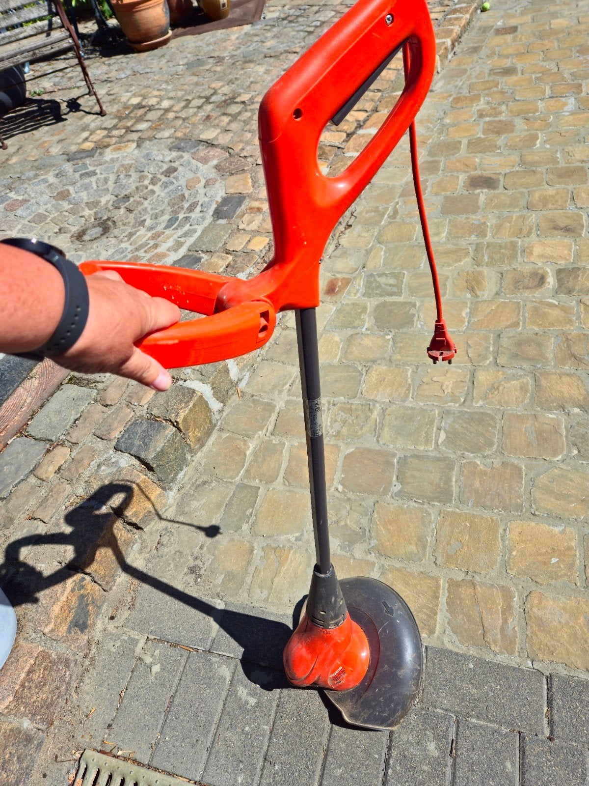 elektrische grastrimmer van het type Flymo Multi-Trim (zoals, Tuin en Terras, Grastrimmers, Ophalen, Gebruikt, Elektrisch, Flymo