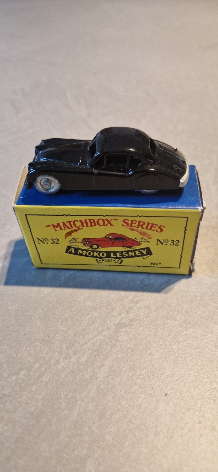 Matchbox Moko Lesney Jaguar XK avec boîte, Enlèvement ou Envoi, Lesney