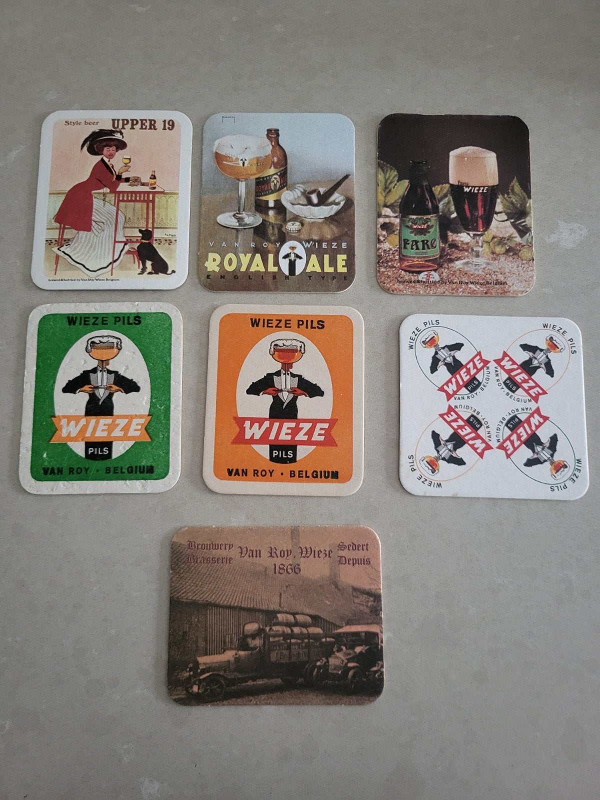 7 bierviltjes Wieze, Enlèvement ou Envoi