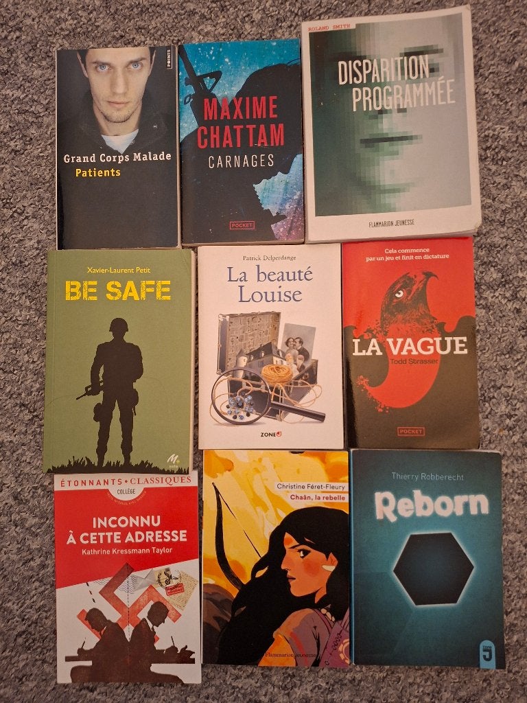 Livres (5€/pièces), Neuf, Français, Enlèvement, Enseignement secondaire inférieur