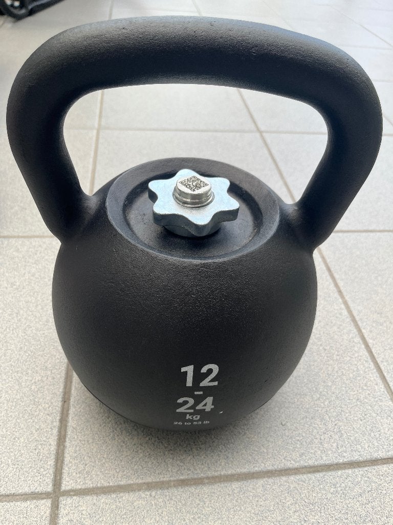 Kettlebell 12-24 kg, Ophalen, Zo goed als nieuw, Benen, Kettlebell