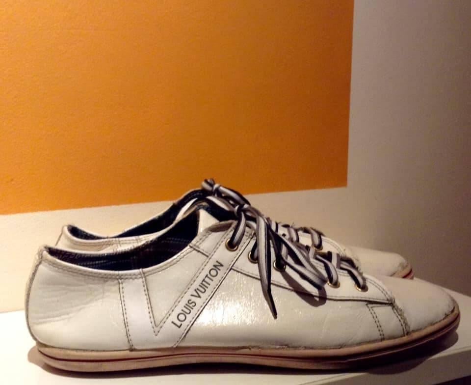 Louis Vuitton herensneakers p.43, Wit, Ophalen of Verzenden, Sneakers, Gedragen