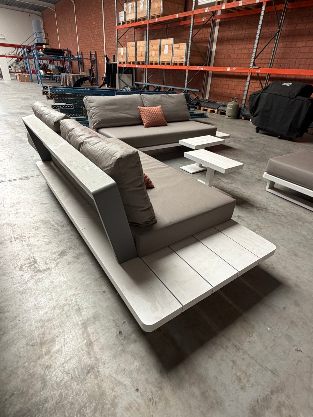 Loungeset, Ophalen, Zo goed als nieuw, Aluminium