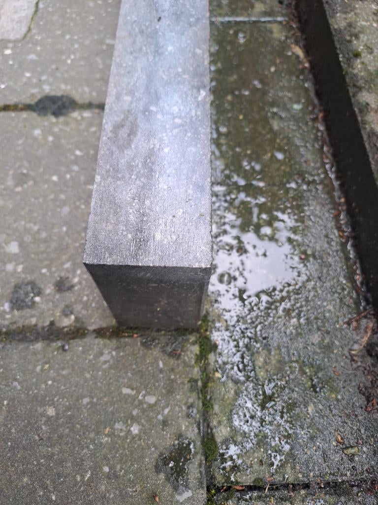 Dorpel blauwe steen, Ophalen