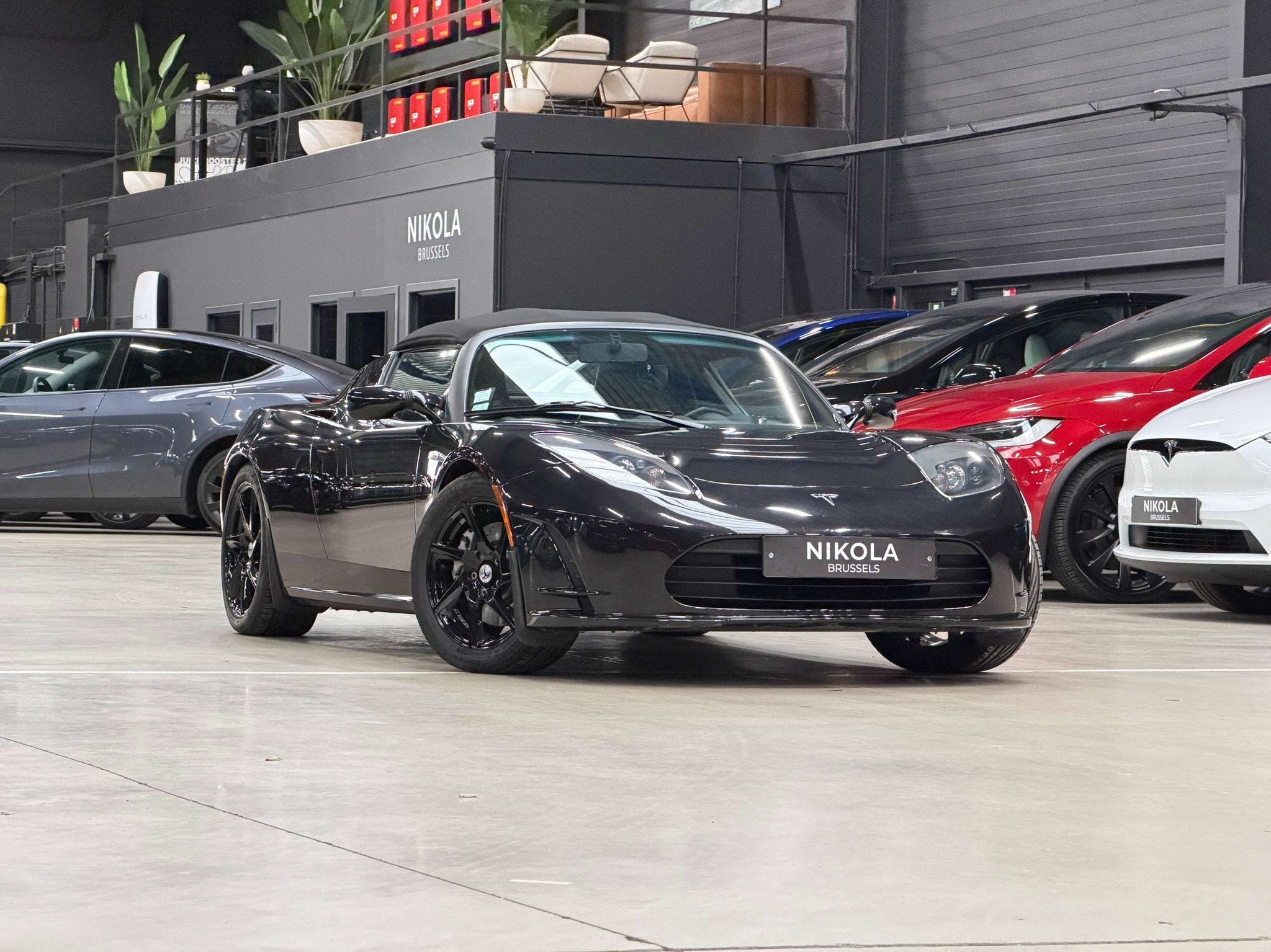 Tesla Roadster V2.5 - HEATED SEATS - 2 DIN SCREEN - SPORT, Auto's, Tesla, Achterwielaandrijving, Gebruikt, Zwart, Bi-Xenon koplampen