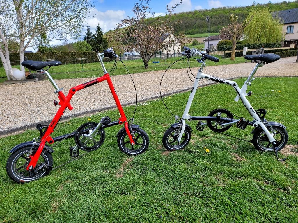 Mini-vouwfietsen verkopen, Gebruikt, Minder dan 14 inch, Versnellingen, Totaal opvouwbaar