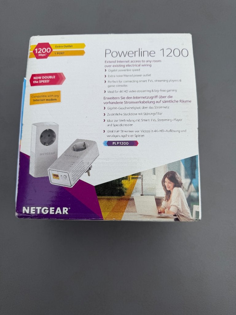 LIGNE ÉLECTRIQUE 1200 NETGEAR, Informatique & Logiciels, Adaptateurs powerline, Enlèvement ou Envoi, Comme neuf, Netgear