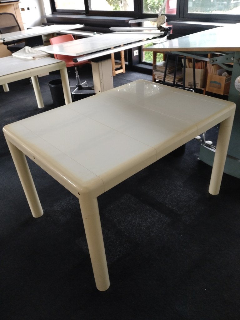 Tafel UPO ontworpen door Eero Aarnio, Table, 73 cm, Plastique, Blanc