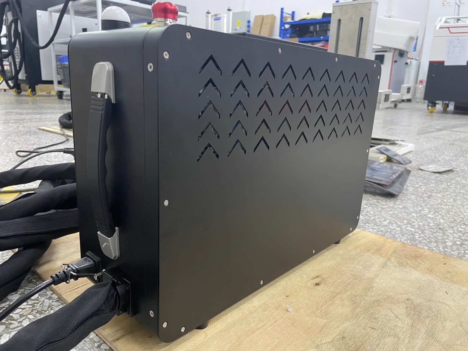 laser reinigings machine, Ophalen