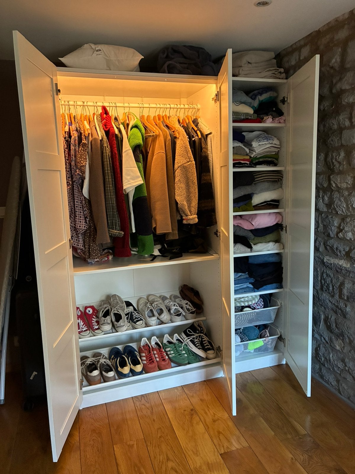 Armoire dressing, 150 à 200 cm, Comme neuf, 50 à 75 cm, 150 à 200 cm