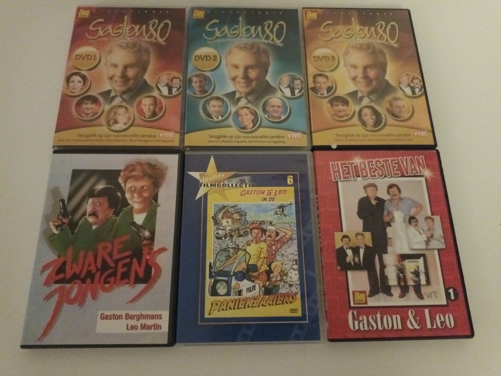 Dvd pakket Gaston en Leo, Ophalen of Verzenden