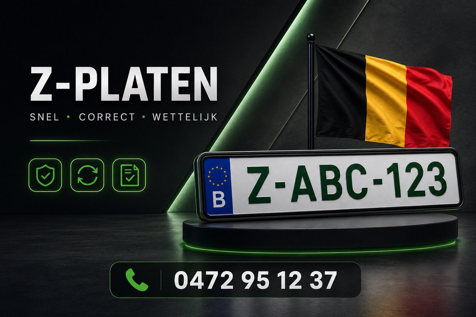 Z platen, Ophalen, Zo goed als nieuw