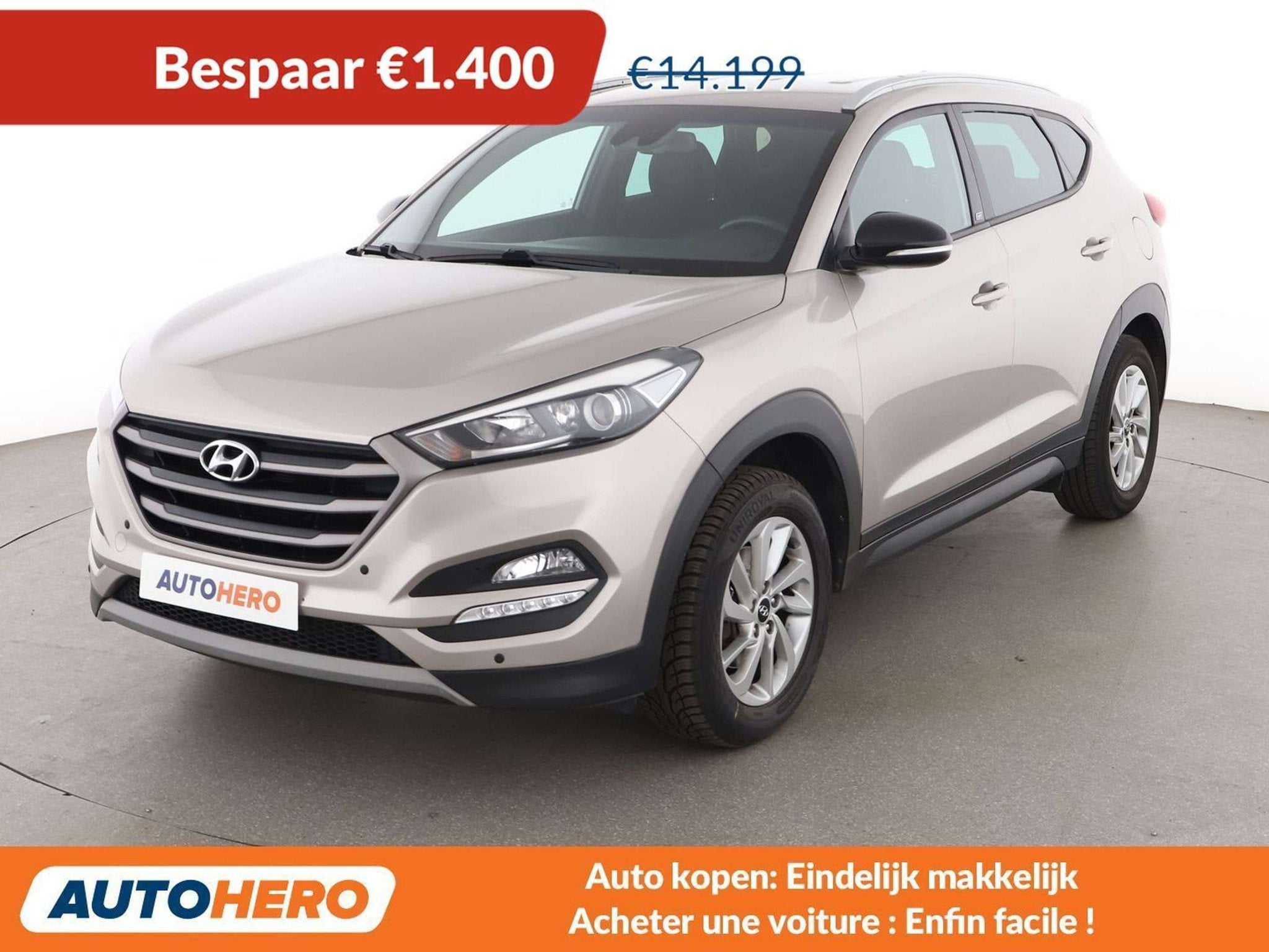Hyundai Tucson 1.6 Advantage blue 2WD (bj 2018), Auto's, Voorwielaandrijving, Stof, Gebruikt, Overige brandstoffen