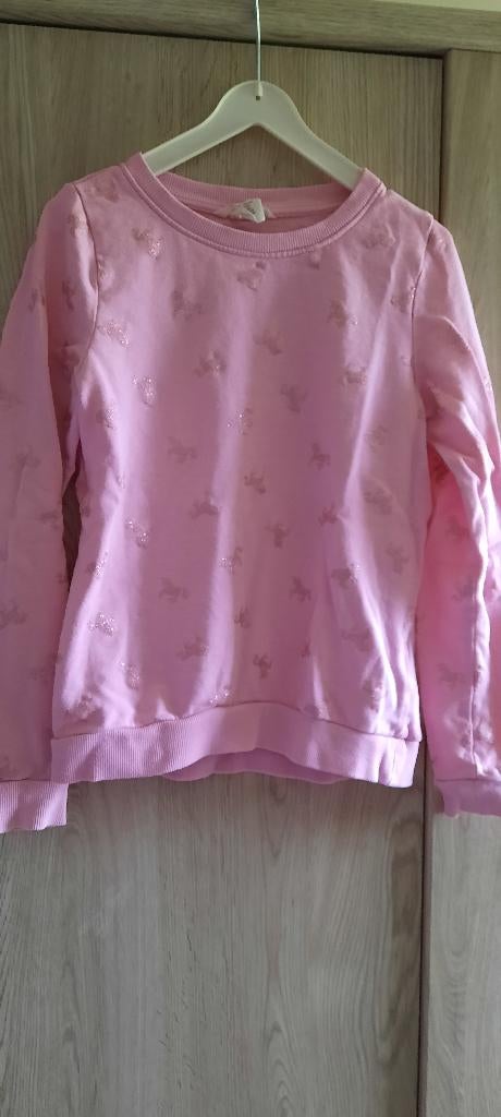 Mooie trui unicorns maat 134/140 - 8/10 jaar, Meisje, Trui of Vest, H&M, Ophalen of Verzenden