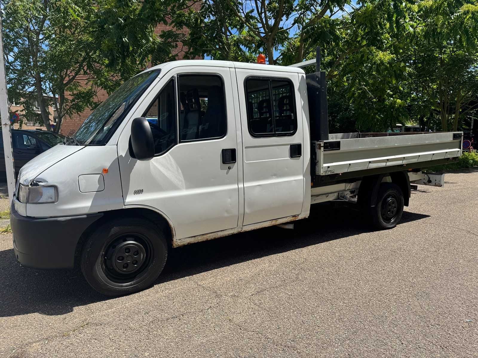 2001 Peugeot Boxer - Open Laadbak - Dubbele Cabine, Euro 2, Gebruikt, Bedrijf, Te koop